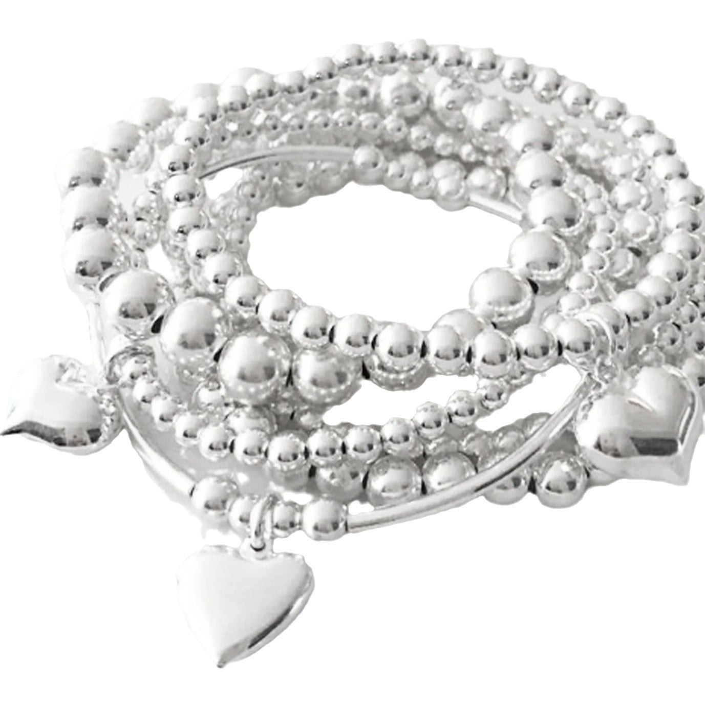 Wholesale Heart Pendant Beaded Bracelet